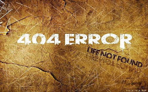 404 Не е намерено, произведения на изкуството, текст, цифри, HD тапет HD wallpaper