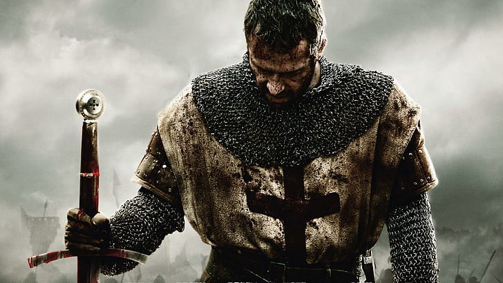 Ironclad Knight Средневековый доспех с кровью Джеймс Пьюрфой HD, фильмы, меч, рыцарь, кровь, средневековый, Джеймс, доспехи, purefoy, Ironclad, HD обои
