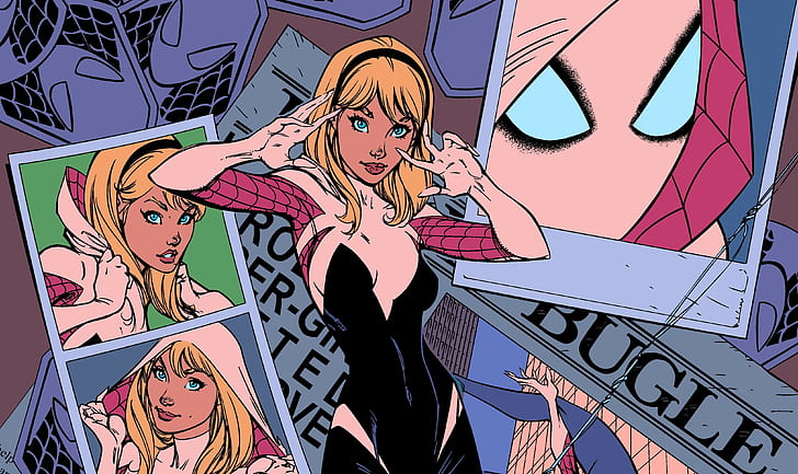 Homem-Aranha, Marvel Comics, Spider-Gwen, HD papel de parede