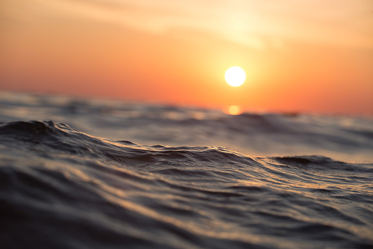 เนื้อน้ำในช่วงเวลาทองวอลล์เปเปอร์ดวงอาทิตย์ทะเล, วอลล์เปเปอร์ HD