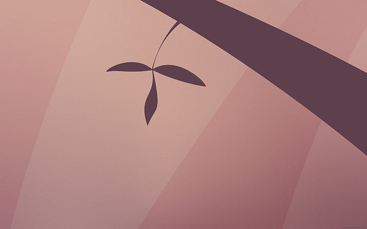 Ilustración de planta hojeada negra, púrpura, hojas, árbol, rosa, rama, textura, hoja, Fondo de pantalla HD