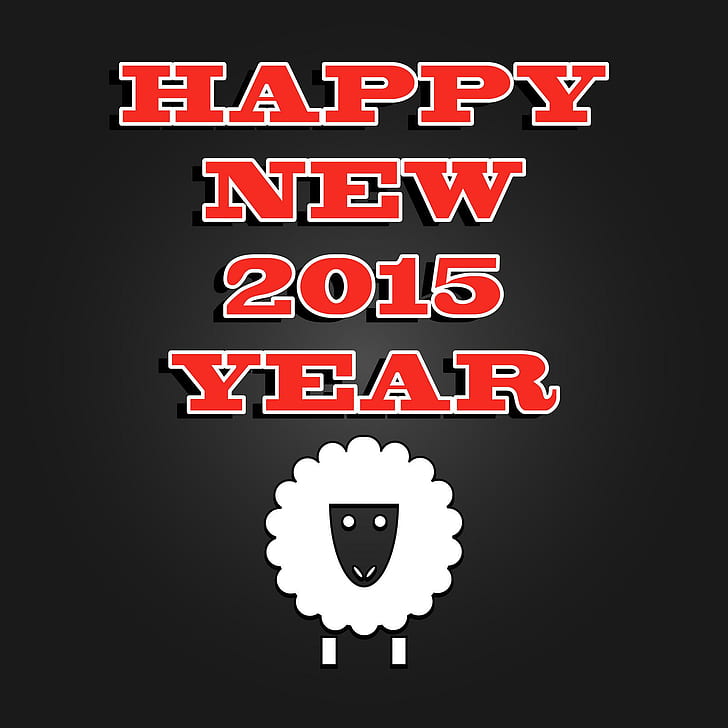 Tarjetas electrónicas de año nuevo 2015, feliz nuevo anuncio de año 2015, feliz año nuevo, año nuevo 2015, 2015, tarjetas, saludo, Fondo de pantalla HD