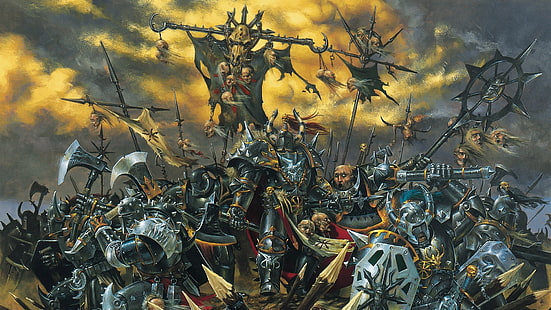 Total War: Warhammer fondo de pantalla, Warhammer, guerra, batalla, Fondo de pantalla HD HD wallpaper