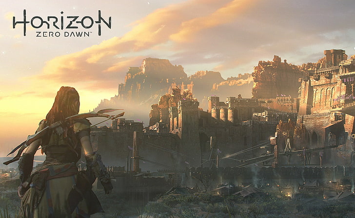Horizon Zero Dawn, Oyunlar, Diğer Oyunlar, oyun, 2017, avcı, aloy, HD masaüstü duvar kağıdı