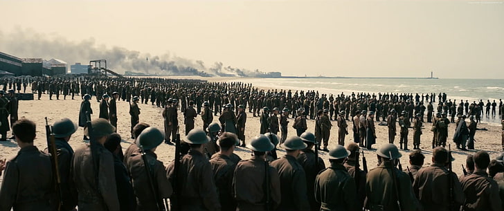 film terbaik, Cillian Murphy, tentara, Dunkirk, Tom Hardy, Wallpaper HD