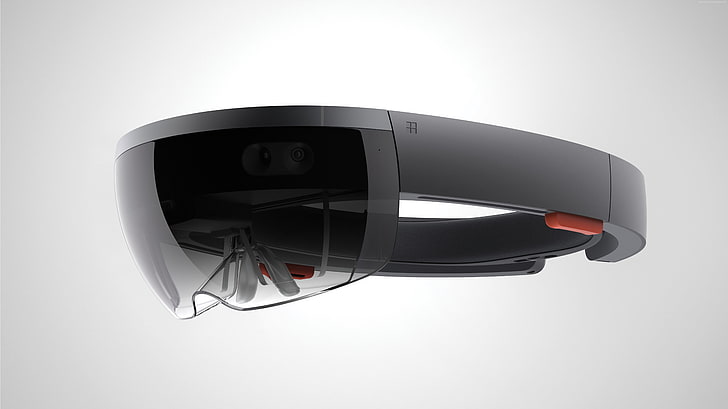 Windows 10, virtual reality, A.R. headset, Microsoft HoloLens, HD wallpaper