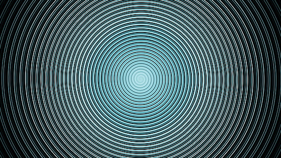 абстрактно, кръг, оптична илюзия, дигитално изкуство, HD тапет HD wallpaper