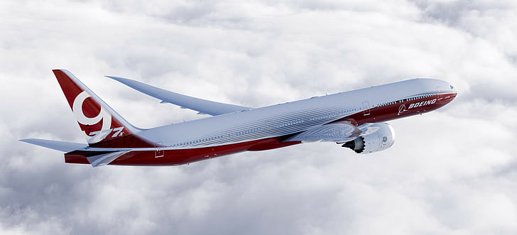 777、777x、航空機、旅客機、飛行機、ボーイング、ジェット、輸送、 HDデスクトップの壁紙