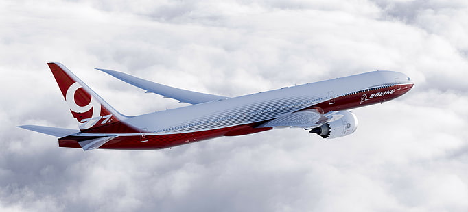 777、777x、航空機、旅客機、飛行機、ボーイング、ジェット、輸送、 HDデスクトップの壁紙 HD wallpaper