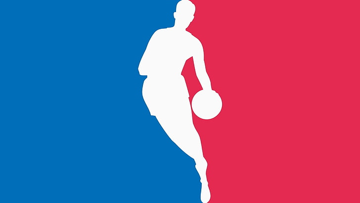 Logo NBA, NBA, bola basket, Wallpaper HD