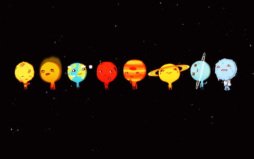 planetas del sistema solar pequeños 1680x1050 planetas espaciales HD Art, planetas, sistema solar, Fondo de pantalla HD HD wallpaper
