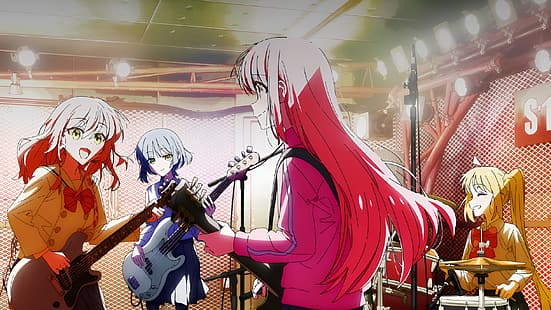 BOCCHI THE ROCK!, anime, anime kızlar, HD masaüstü duvar kağıdı HD wallpaper