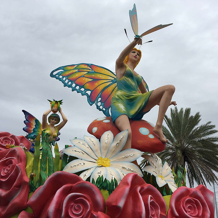 Schmetterling, Fee, Karneval, New Orleans, HD-Hintergrundbild