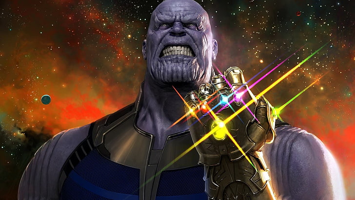 Marvel, film, 2018, Josh Brolin, Thanos, Avengers: Infinity War, Wallpaper HD