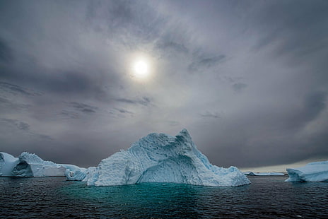 昼間の氷山の写真、氷山、写真、氷、山、昼間、クリストファー・ミシェル、南極、氷山ラグーン、極地気候、冬、アラスカ北部、青、パック氷、海、水、風景、北極、ジョクルサルロン、風景、アイスランド、屋外、 HDデスクトップの壁紙 HD wallpaper