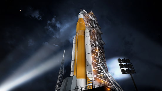 4K, sistema de lanzamiento espacial de la NASA, Fondo de pantalla HD HD wallpaper