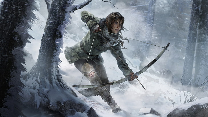 Fondo de pantalla de Tomb Raider Lara Croft, Rise of the Tomb Raider, Tomb Raider, Lara Croft, videojuegos, Fondo de pantalla HD