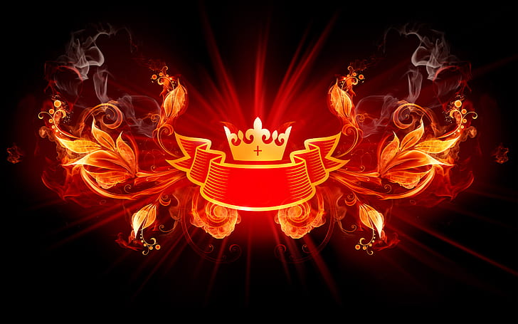 King of Fire Design HD Wide HD, hd, fire, creative, graphics, creative and graphics, king, design, wide, Fond d'écran HD
