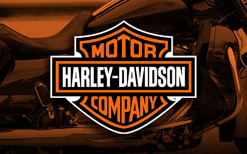 オートバイ、ハーレーダビッドソン、ハーレーダビッドソンロゴ、 HDデスクトップの壁紙 HD wallpaper
