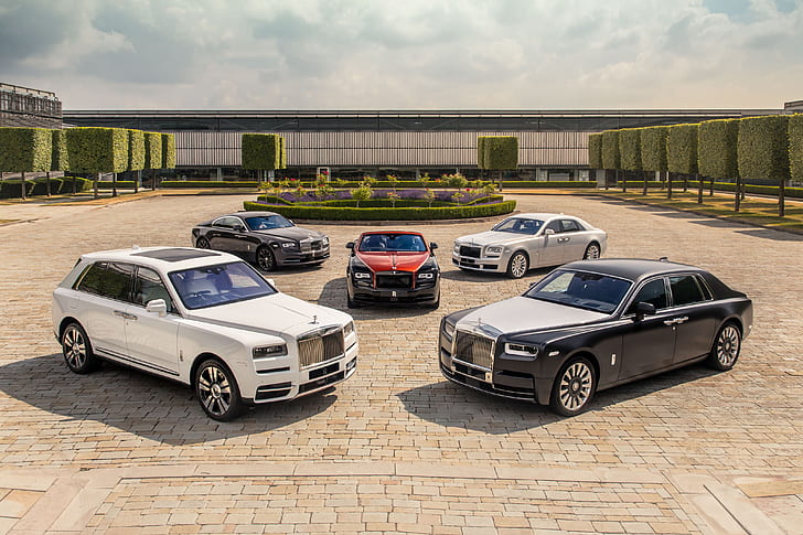 Rolls Royce, Rolls Royce, Auto, Rolls Royce Cullinan, Rolls Royce Dawn, Rolls Royce Ghost, Rolls Royce Phantom, Rolls Royce Wraith, HD-Hintergrundbild