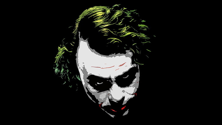 DC Joker илюстрация, филми, Батман, Тъмният рицар, Жокер, MessenjahMatt, HD тапет