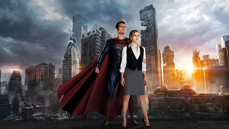 Superman-film, filmer, Superman, Amy Adams, Man of Steel, Henry Cavill, HD tapet