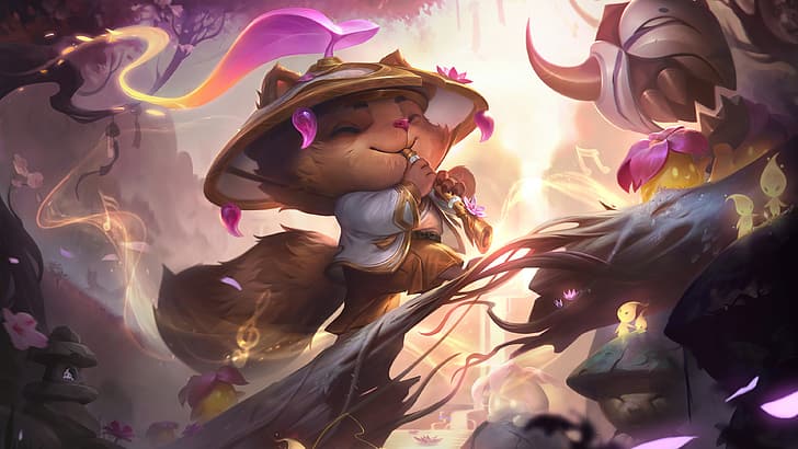 Spirit Blossom, Teemo, Teemo League of Legends, League of Legends, Riot Games, The Prestige, Tapety HD