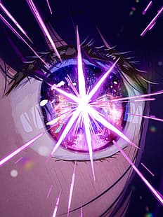 anime, dziewczyny z anime, Oshi no Ko, fioletowe oczy, Tapety HD HD wallpaper