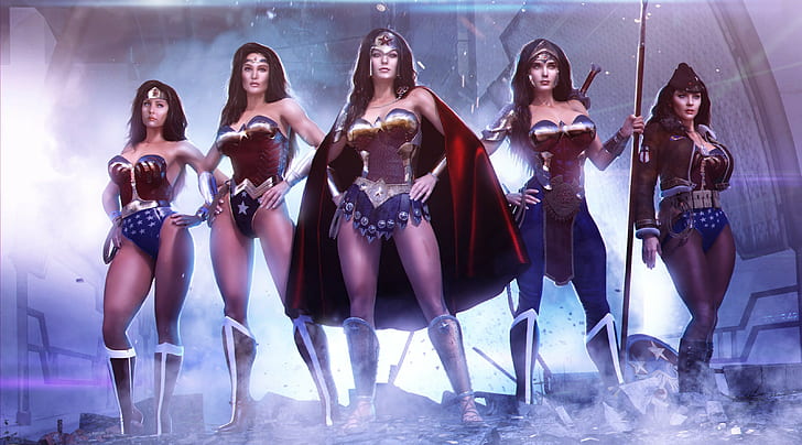 Illustration de Wonder Woman, oeuvre d'art, Wonder Woman, DC Comics, Fond d'écran HD