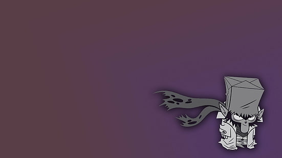 Mojo Jojo Powerpuff Mädchen Bösewichte Minimalismus einfarbig, HD-Hintergrundbild HD wallpaper