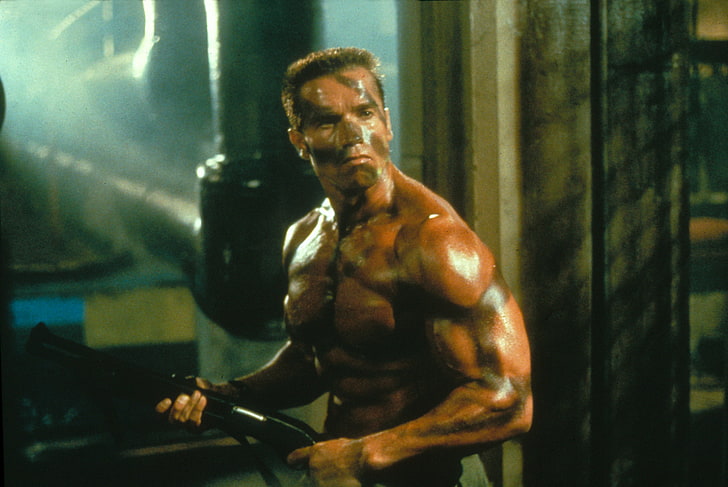 Arnold Schwarzenegger, Commando, Arnold Schwarzenegger, John Matrix, Wallpaper HD