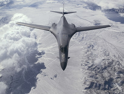 เครื่องบินทิ้งระเบิดเชิงกลยุทธ์แลนเซอร์โบอิ้งกองทัพอากาศสหรัฐความเร็วเหนือเสียง Rockwell B-1, วอลล์เปเปอร์ HD HD wallpaper