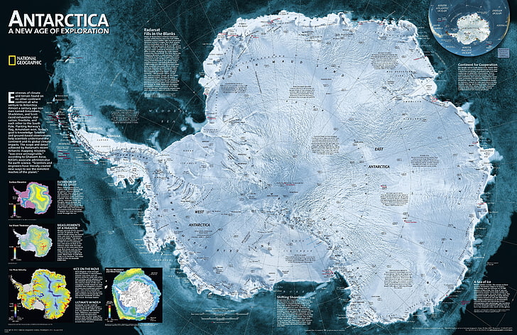 أنتاركتيكا خريطة التوضيح ، نمط ، خريطة ، أنتاركتيكا ، خريطة أنتاركتيكا، خلفية HD