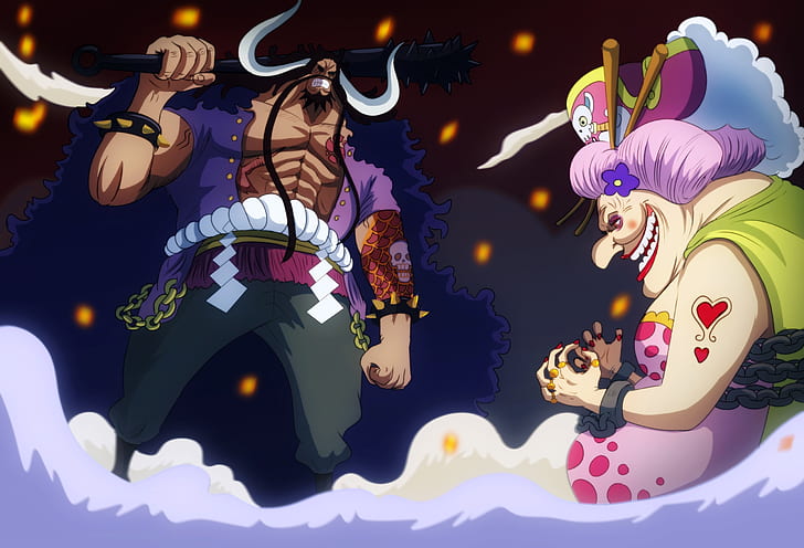 One Piece, Charlotte Linlin, Kaido (One Piece), Fond d'écran HD