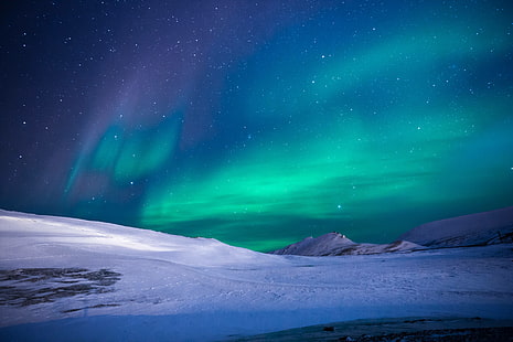 lampu, borealis, kutub, utara, aurora, Wallpaper HD HD wallpaper