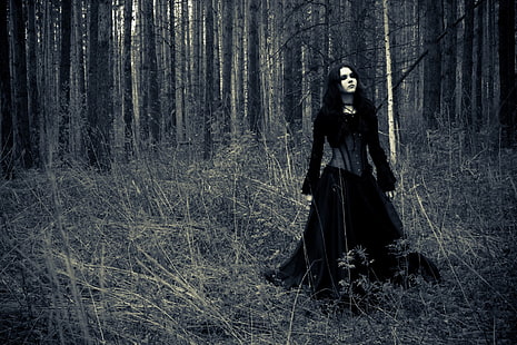 girl, goth, goth loli, gothic, style, witch, women, HD wallpaper HD wallpaper