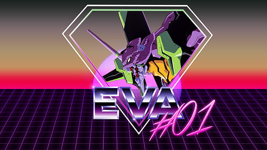 Neon Genesis Evangelion, Unidade EVA 01, HD papel de parede HD wallpaper