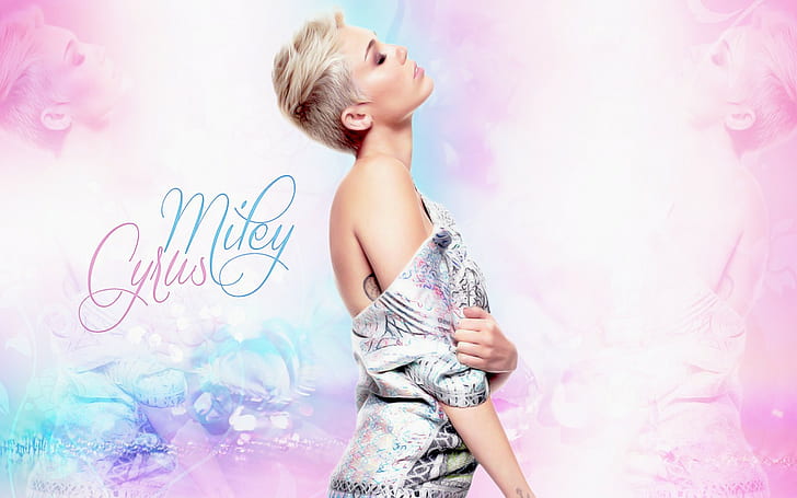 Miley Cyrus Celebrity ، Miley Cyrus ، الفتاة ، المشاهير ، الأفضل، خلفية HD