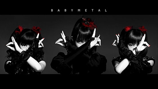 група, Su-METAL, Babymetal, жени, азиатски, Yui-METAL, музика, японски, Moa-METAL, HD тапет HD wallpaper
