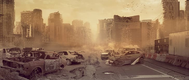 The destroyed city HD wallpapers free download | Wallpaperbetter
