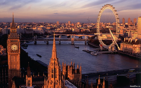 مناظر طبيعية مناظر المدينة عين لندن عين لندن أفق مدينة بيج بن 1680x1050 Art Skyline HD Art ، مناظر طبيعية ، مناظر المدينة، خلفية HD HD wallpaper