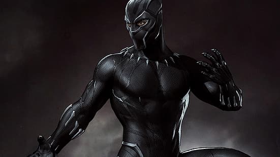 Black Panther, Marvel Cinematic Universe, MCU, Wakanda, T'challa, Sfondo HD HD wallpaper