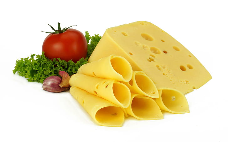 チーズと野菜、チーズ、トマトと玉ねぎの球根、写真、2560x1600、サラダ、トマト、チーズ、ニンニク、 HDデスクトップの壁紙