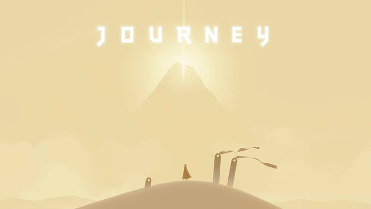 video game, tangkapan layar, Journey (game), desert, Wallpaper HD