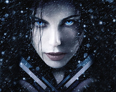 постер видеоигры, Другой мир, Кейт Бекинсейл, вампиры, HD обои HD wallpaper