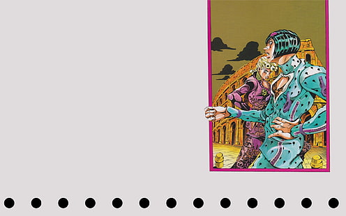 JoJos bizarres Abenteuer, Anime, Manga, Hirohiko Araki, JoJos bizarres Abenteuer: Goldener Wind, Vento Aureo, Giorno Giovanna, HD-Hintergrundbild HD wallpaper