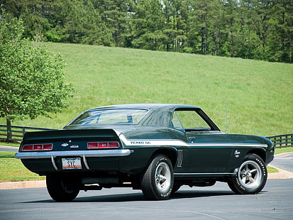 1969, 427, Camaro, Chevrolet, классика, мышцы, с с, Йенко, HD обои HD wallpaper