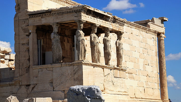 historic site, monument, history, acropolis, athens, greece, HD wallpaper