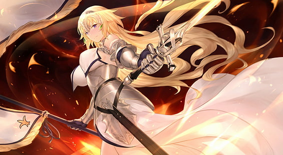 운명 시리즈, 운명 / 그랜드 주문, Jeanne d' Arc (Fate Series), 눈금자 (Fate / Grand Order), HD 배경 화면 HD wallpaper