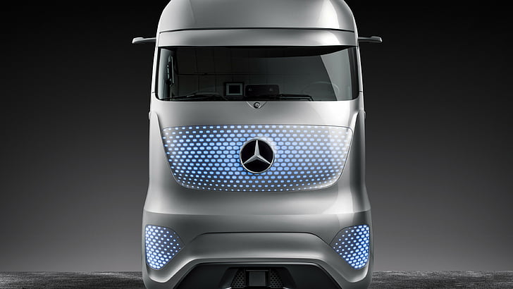caminhão mercedes-Benz, Mercedes-Benz Future Truck 2025, futuros carros, HD papel de parede